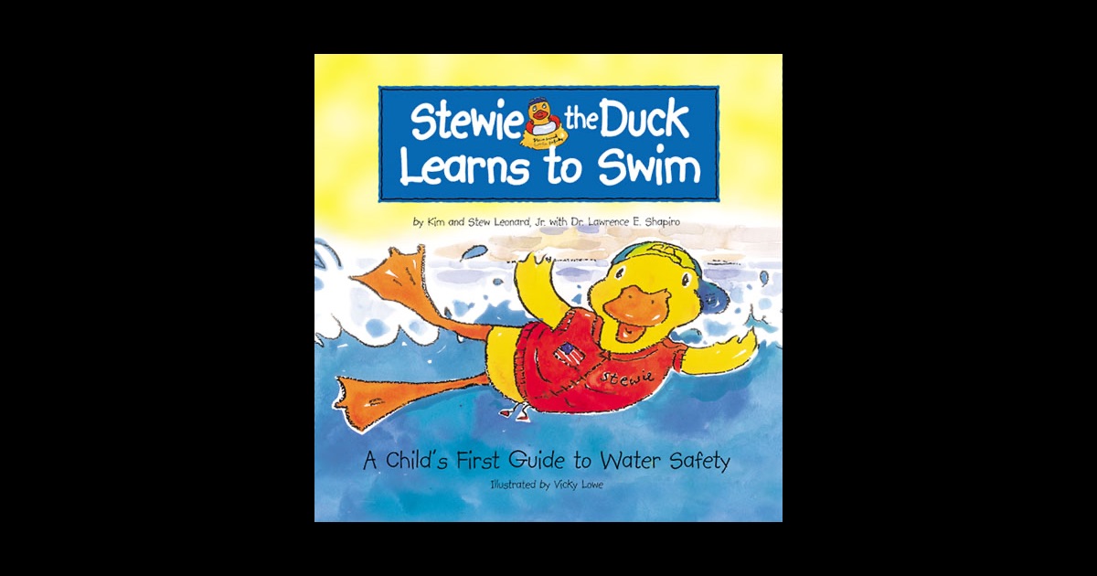 stewie the duck learns to swim