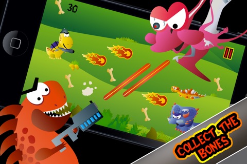 Mega Dino Wars Free - Crush Angry Tiny Dinosaurs! screenshot 2