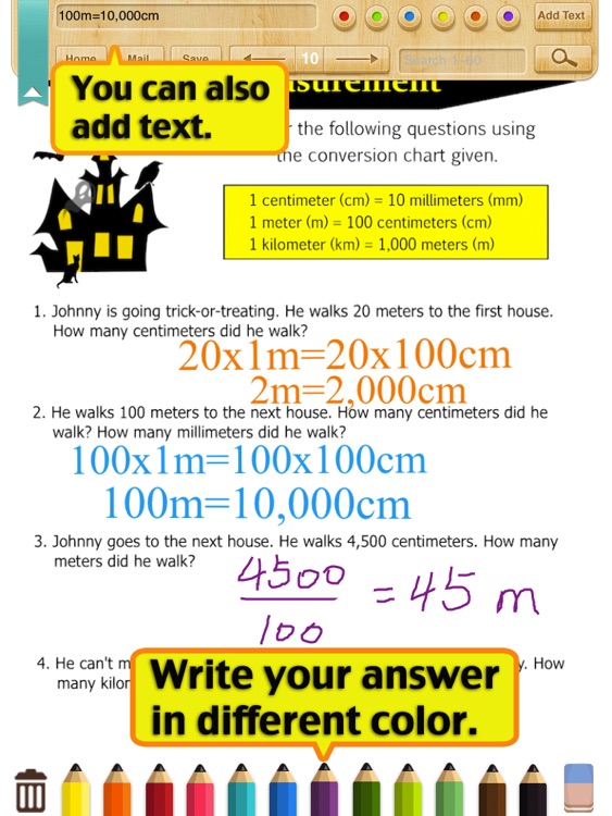 kids math metric measurement worksheetsgrade 4 by shixian li