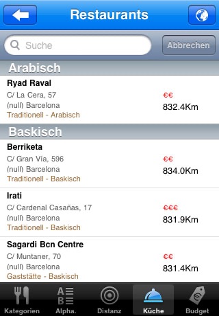 Barcelona Multimedia Travel Guide in German screenshot 3