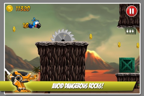 Cute Tiny Birds - Robot Wars Edition Free screenshot 2