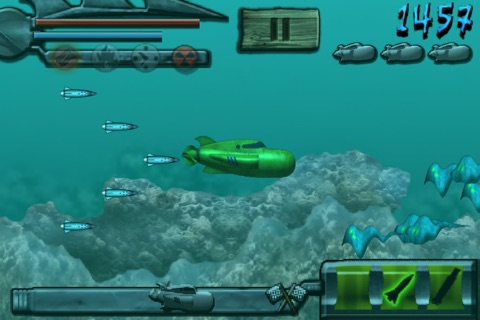 Sub Shooter Pro (Free Submarine Game) - Revenge of the Hungry Mafia Shark screenshot 2