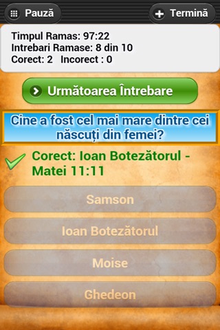 Chestionar Biblic Crestin - Studiu Biblic screenshot 3