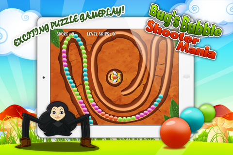 Bug's Bubble Shooter Mania - Match the Colored Dots! A Game About Connecting 3 screenshot 4