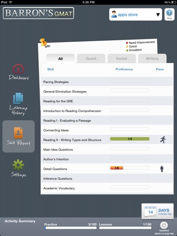 GMAT Prep - Barrons screenshot 2