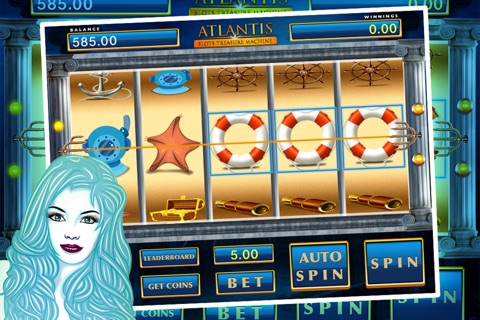 Atlantis Slots Treasure Machine Pro Game screenshot 3