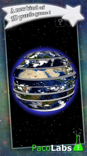 Earth Puzzle - a spherical puzzle game i