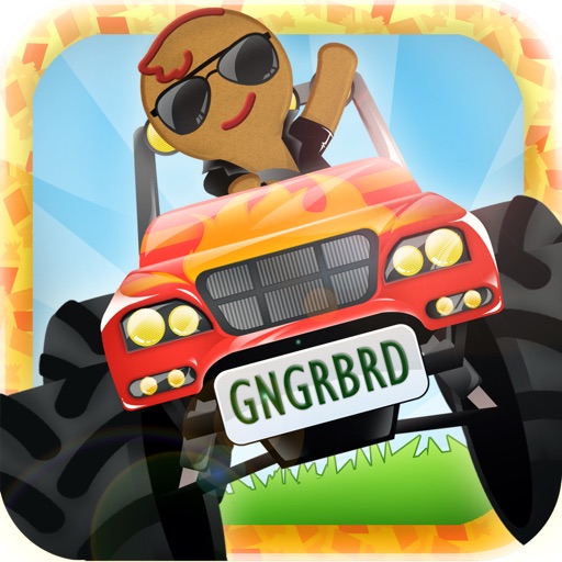 GingerBread Monster Truck Chase HD - Multiplayer Racing Game for Kids