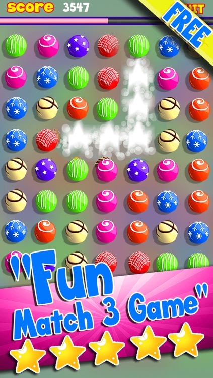 Candy Sparks Match-3  - Sweet Bubbles And Fruits Mania For Kids Free