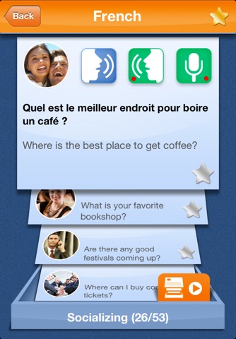 iSpeak French: Interactive conversation course - learn to speak with vocabulary audio lessons, intensive grammar exercises and test quizzes screenshot 4