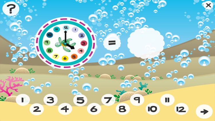 What time is it? Learning games for children to learn to read the clock