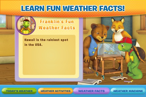 Franklin and Friends: Franklin’s Weather Fun screenshot 2