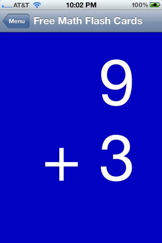 Free Math Flash Cards screenshot 2