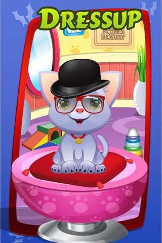 Baby pet care – Free animal dress up spa and salon game for girls & kids screenshot 3