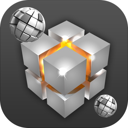3D Revolution Frenzy – Cubes and Spheres Fall Down- Free icon