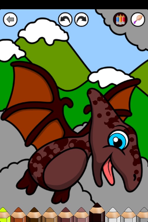 Coloring Board - Coloring for kids - Dinosaurs screenshot-3