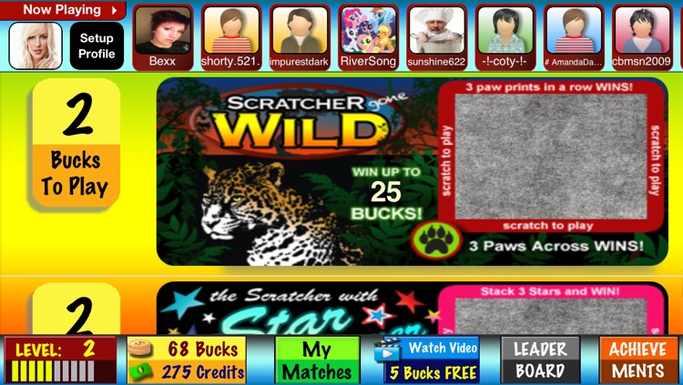 Scratchers - Free Instant Scratch Off Lucky Lottery Tickets