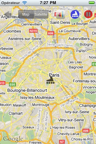 iRoller Paris, the only app with skate statistics, calories consumed screenshot 2