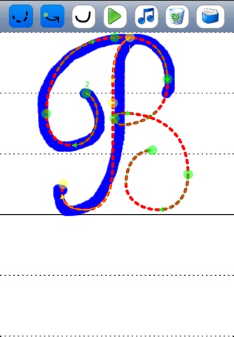 Apprendre à écrire les lettres de l'Alphabet cursif sur iPhone et iPod - Majuscules et minuscules - son des lettres en français screenshot 4