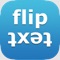 FlipText+Share on fb, twitter