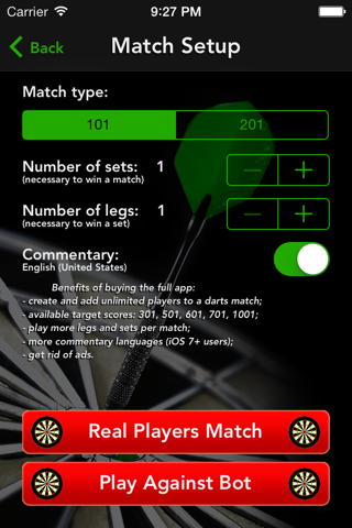 Darts Scorer Lite screenshot 2