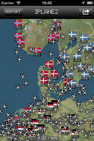 Denmark Airport - iPlane2 Flight Information screenshot 2