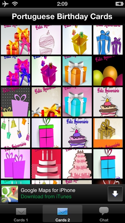Birthday Cards - Portuguese
