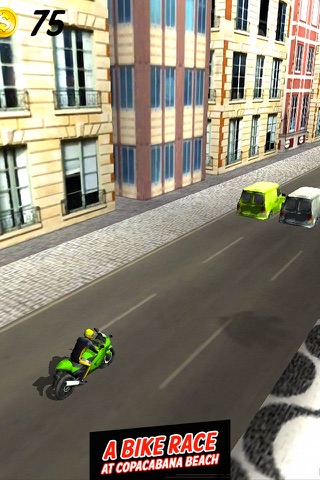 A Bike Race at Copacabana It Mayhem Beach - FREE Racing Ride Game screenshot 3