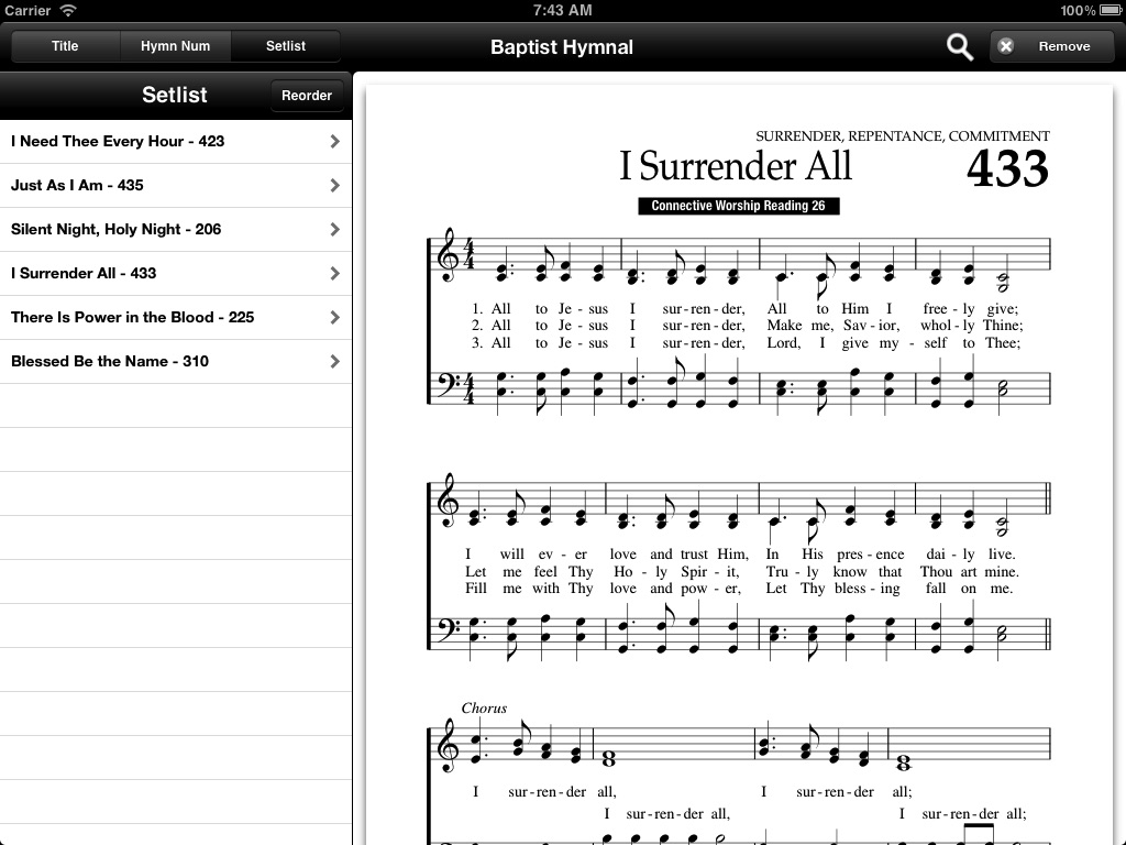Baptist Hymnal Free screenshot 3