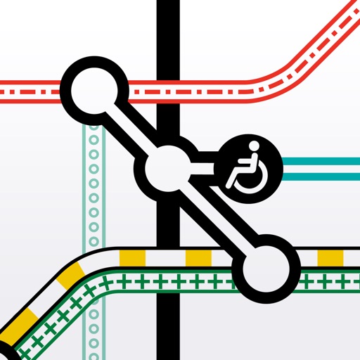 Colourblind Tube Map icon