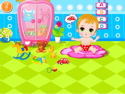 Happy baby bathing game HD - The hottest baby bathing game for girls and baby! screenshot 3