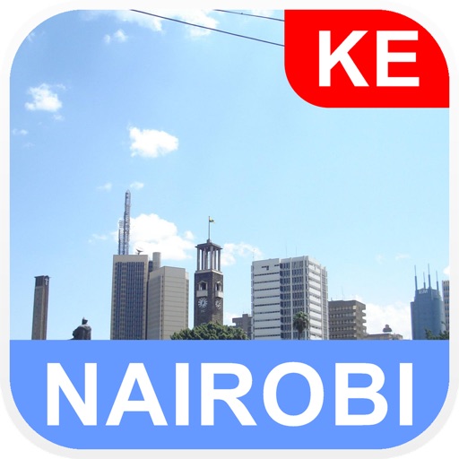 Nairobi, Kenya Offline Map - PLACE STARS