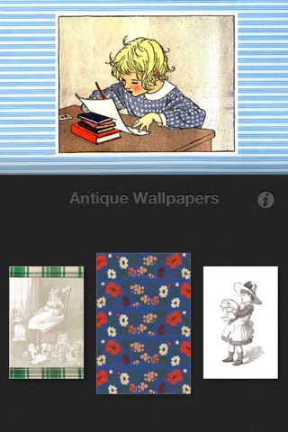 Cute Antique Illustration Wallpapers screenshot 3
