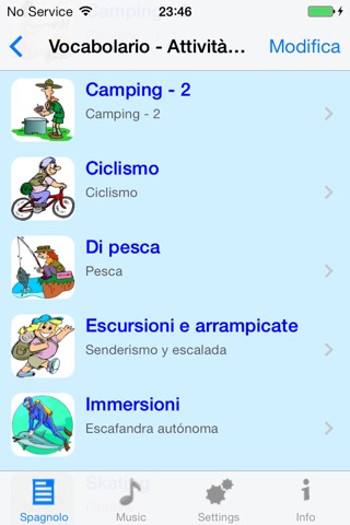 Spagnol - Italian to Spanish Translator and Phrasebook screenshot 4