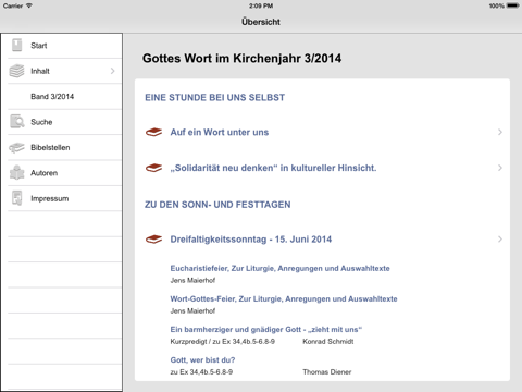 Gottes Wort im Kirchenjahr digital screenshot 2