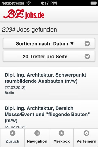 BZ-Jobs.de - Berlin, Stellenangebote, Stellensuche, Jobbörse screenshot 3