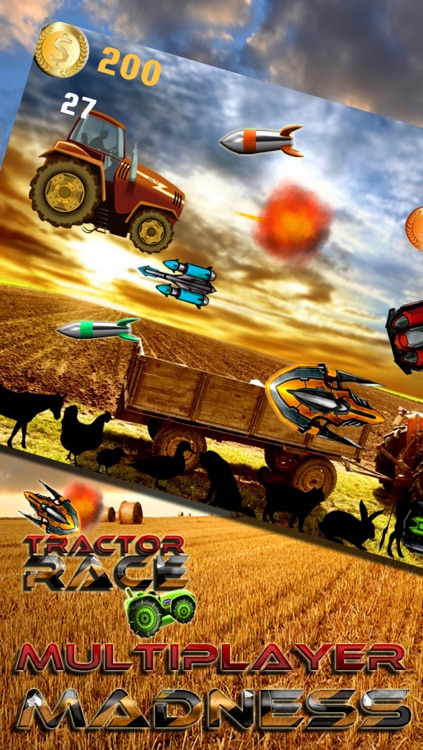 A Farm War Combat Run: Free Speed Tractor Shooting Game