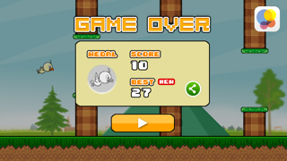 Crazy Flappy Bird - Little birdie flying adventureのおすすめ画像3