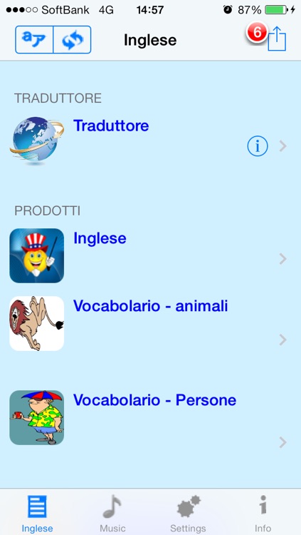 Inglese - Italian to English Translator and Phrasebook screenshot-4