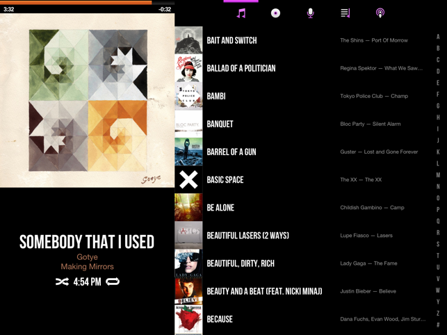 ‎CarTunes Music Player Screenshot