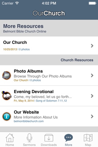 Belmont Bible Church screenshot 4
