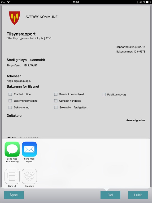 Direktoratet for byggkvalitet kommunale tilsyn(圖5)-速報App