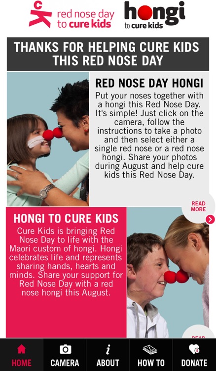 Cure Kids Red Nose Hongi