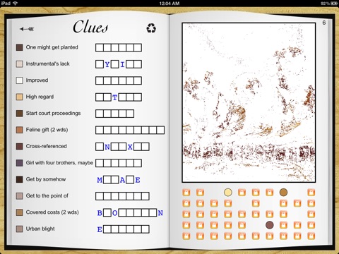 Crossword Painter HD screenshot 4