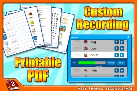 Abby Phonics - Second Grade Free Lite screenshot 2