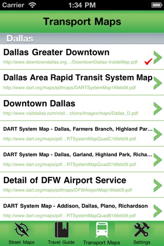 Dallas Offline Street Map screenshot 3