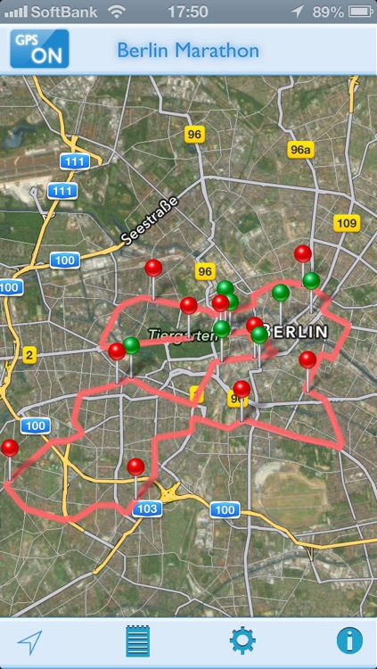 GPS-R for Berlin Marathon