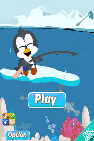 Ice Fishing Penguin - Chop and Chum Polar Island Adventure Free screenshot 2