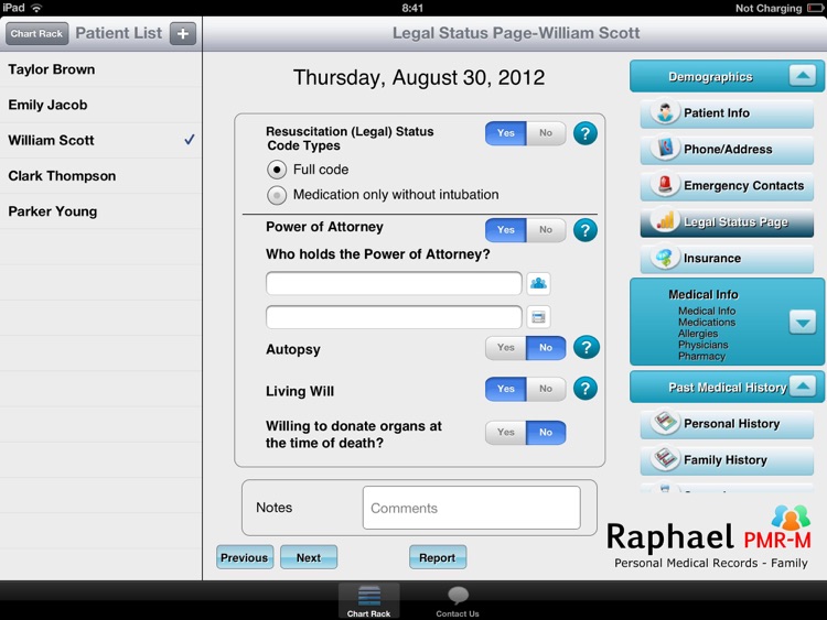 Raphael PMR (Personal Medical Record) screenshot-4