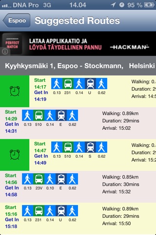 SuomiRoutes screenshot 4